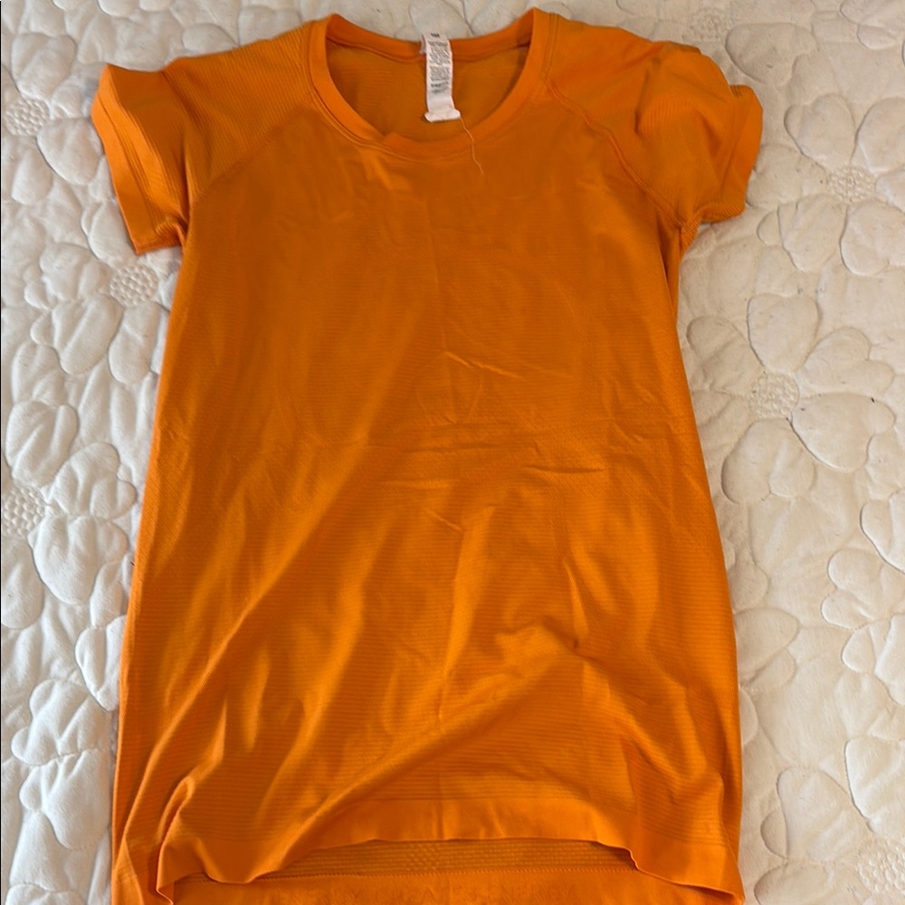 Orange lululemon T-Shirt